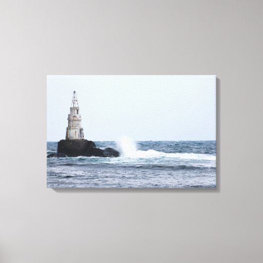 Toile Seascap with lighthouse (Recto)