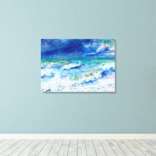 Toile Seascape, célèbre peinture de Renoir (Insitu (Plancher de Bois))
