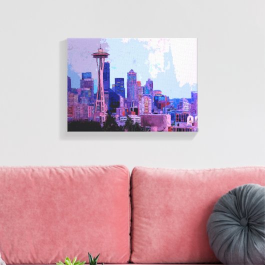 Toile Seattle Skyline (Insitu(Salon))