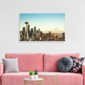 Toile Seattle skyline et Space Needle (Insitu(Salon))