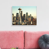 Toile Seattle skyline et Space Needle (Insitu(Salon))
