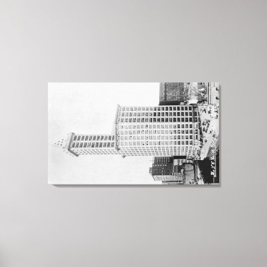 Toile Seattle, WA - Édifice de la tour Smith (Recto)