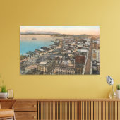 Toile Seattle, WAAerial of Downtown Seattle & Bay (Insitu(Salon))