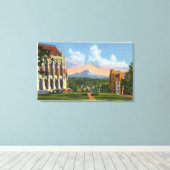 Toile Seattle, Washington - Université de Washington (Insitu (Plancher de Bois))