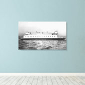 Toile Seattle, WashingtonVue du ferry Elwha (Insitu (Plancher de Bois))