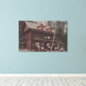 Toile Seattle, WASummer Home à Alki Point Beach (Insitu (Plancher de Bois))