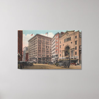 Toile Seattle, WAView de 4th Ave & Westlake