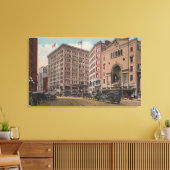 Toile Seattle, WAView de 4th Ave & Westlake (Insitu(Salon))