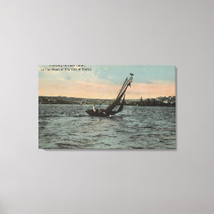 Toile Seattle, WAYachting sur l'union de lac