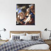 Toile Sebastiano Ricci La Sainte Famille avec les Anges (Insitu(Chambre))