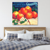Toile Sebastopol Gravensteins Apple LabelSonoma, CA (Insitu(Chambre))