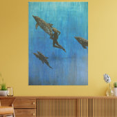 Toile Secourir les dauphins (Insitu(Salon))