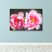 Toile Secrétés, Pies Roses (Insitu (Plancher de Bois))
