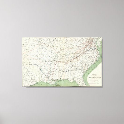 Toile Section américaine de Colton (Recto)