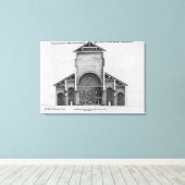 Toile Section de l'ancienne église du Vatican (Insitu (Plancher de Bois))