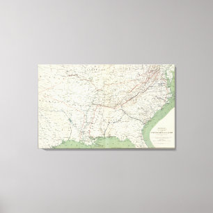 Toile Section des USA de Colton