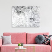 Toile Section d'une feuille de l'enquête (Insitu(Salon))