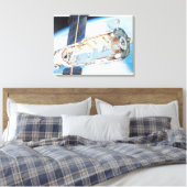 Toile Section transversale de la station spatiale à éner (Insitu(Chambre))