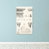 Toile Section transversale et détails architecturaux de  (Insitu (Plancher de Bois))