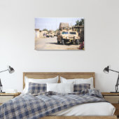 Toile Sécurité de Humvee pendant une patrouille (Insitu(Chambre))