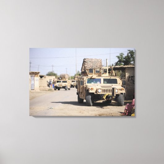 Toile Sécurité de Humvee pendant une patrouille (Recto)