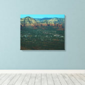 Toile Sedona et Coffee Pot Rock d'en haut (Insitu (Plancher de Bois))