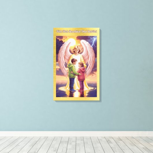 Toile Sei Beschützt und Behütet (Insitu (Plancher de Bois))