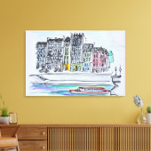 Toile Seine | Île Saint-Louis, Paris (Insitu(Salon))