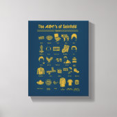 Toile Seinfeld | ABC de Seinfeld Infographie (Recto)