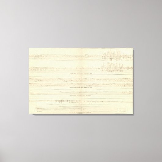 Toile Seismogrammes californiens 12 (Recto)