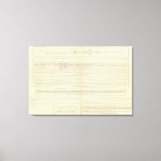 Toile Seismogrammes californiens 15 (Recto)