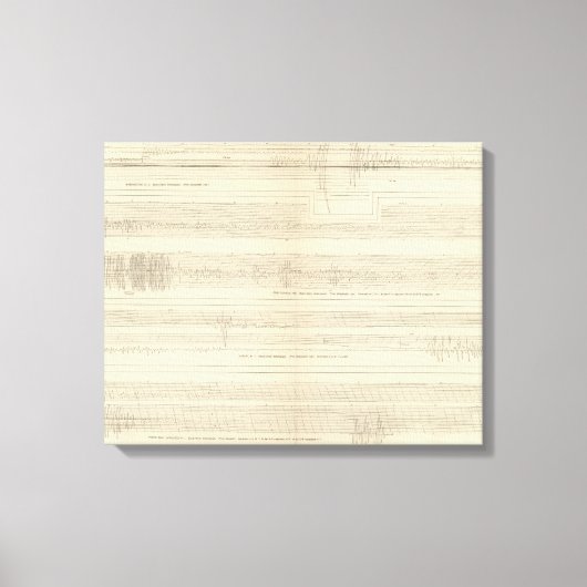 Toile Seismogrammes californiens 8 (Recto)