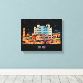 Toile Seiyun City - Yemen (Insitu (Plancher de Bois))