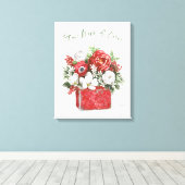 Toile Séjournez chaleureux et confortable (Insitu (Plancher de Bois))