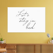 Toile Séjournez en Bed Modern wall Art quote Simple (Insitu(Salon))