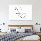 Toile Séjournez en Bed Modern wall Art quote Simple (Insitu(Chambre))