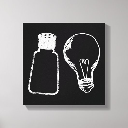 Toile Sel & Lumière Be Ye Salt Bible Versets Matthieu 51 (Recto)