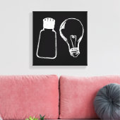 Toile Sel & Lumière Be Ye Salt Bible Versets Matthieu 51 (Insitu(Salon))