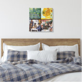 Toile Sélection de divers chefs-d'œuvre impressionnistes (Insitu(Chambre))