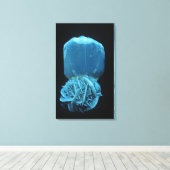 Toile Séléniite forme de Gypsum, un pho minéral fluoresc (Insitu (Plancher de Bois))