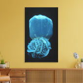 Toile Séléniite forme de Gypsum, un pho minéral fluoresc (Insitu(Salon))