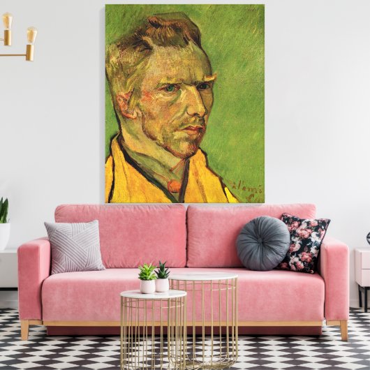 Toile Self Portrait, Vincent van Gogh. Douleur d'huile d (Insitu(Salon))