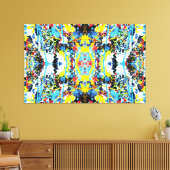 Toile Selfie quantique de la planète Terre 60x40 (Insitu(Salon))