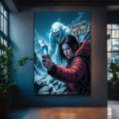 Toile Selfie Yeti Bigfoot Sasquatch