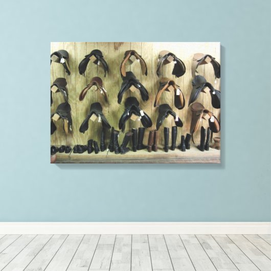 Toile Selles et bottes (Insitu (Plancher de Bois))