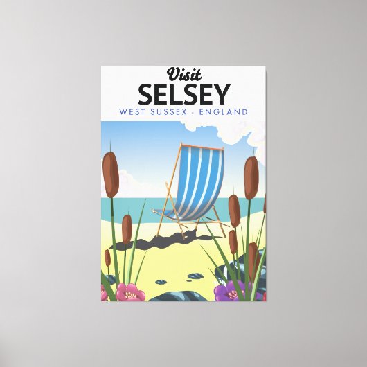 Toile Selsey West Sussex Angleterre (Recto)