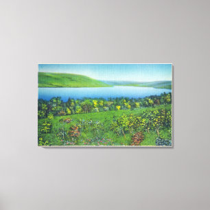 Toile Seneca Point Vue du lac