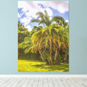 Toile Sénégal Date Palm Stretted Canvas Print (Insitu (Plancher de Bois))