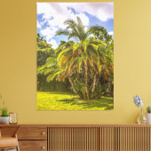 Toile Sénégal Date Palm Stretted Canvas Print (Insitu(Salon))