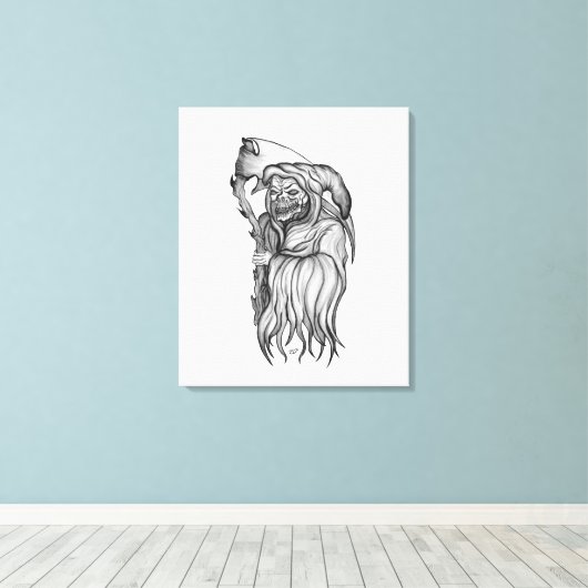 Toile Sensenmann - La mort (Insitu (Plancher de Bois))